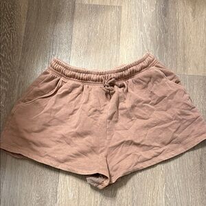 Aeropostale Women's Brown Athletic Shorts